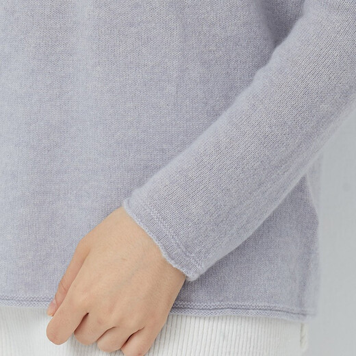 
Snow Lotus Autumn and Winter New Cashmere V-neck Pullover Cashmere Sweater Women T653 M(100)
