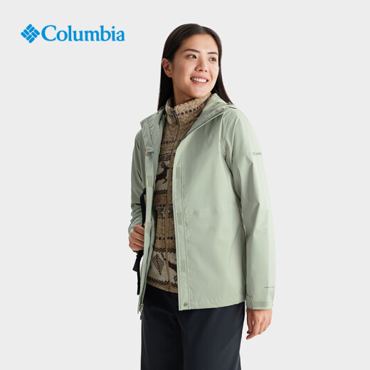 Columbia张婧仪户外装备哥伦比亚户外女子防水冲锋衣防风旅行连帽外套 348 XR3937 M(160/84A)