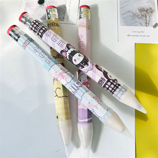 Big Pencil Extra Large Giant Pencil Thick Toy Super Extra Large Cartoon Large Number One Pen Culomi Melody Number One Pen 34cm Random 1 2B Single