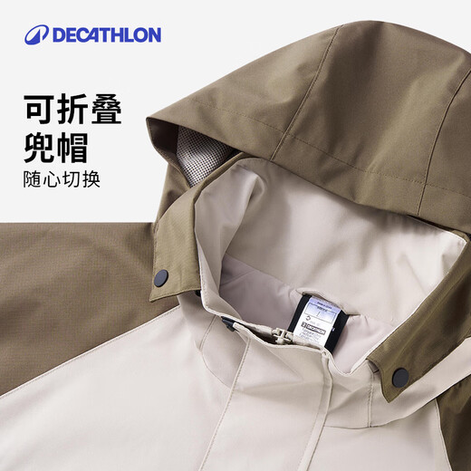 Decathlon SPW Urban Functional Jacket Autumn New Men's Water-Repellent Loose Sports Jacket Black M-5504285