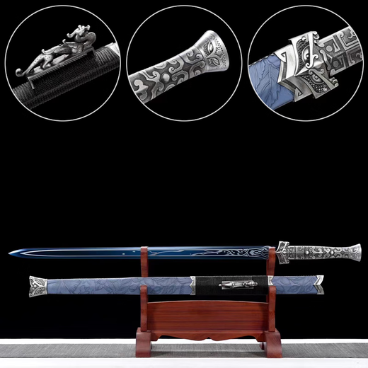 Ronggui Sword Bayi Han Sword Veterans Memorial Cadeaux pour les camarades Longquan Town House Sword Steel Style non radié 10