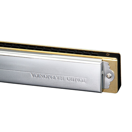 Tombo Tongbao 6624s Mundharmonica 24-Loch Advanced Performance Polyphonic Mundoniconiconed Kupfer Sitzplatte Anfänger 24-Loch 6624S-D-Melodie