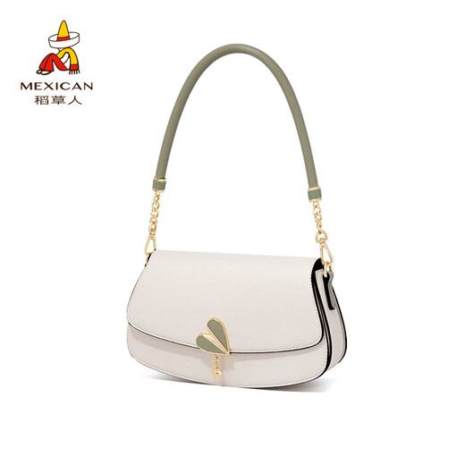 Sac de femme Scarecrow Bag 2025 Nouveau style pour petite amie Sac à printemps et été Sac à bandoulière Crossbody Band haut de gamme Niche Fashion Underarm Bag 270195-4 mètres blancs