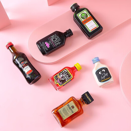 JiTu便利店调酒小酒版迷你酒小瓶酒洋酒威士忌礼盒装伏特加朗姆酒基酒 5瓶小酒（冲量款）