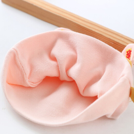 Benasci baby hat spring and autumn thin newborn boy and girl baby little tiger braised door cat hat winter infant 1391-red 0-3 months (37-440CM)