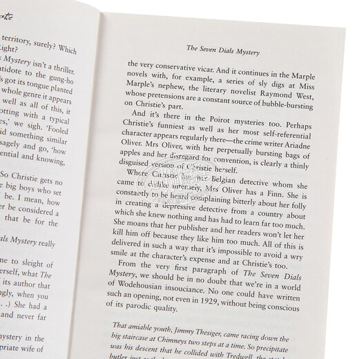 阿加莎系列 七钟面之谜 英文原版 The Seven Dials Mystery Agatha Christie