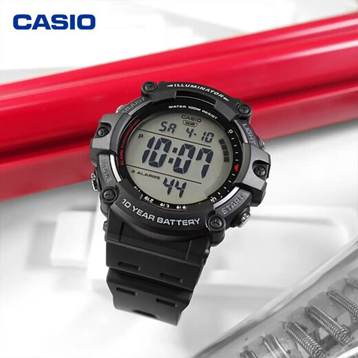 CASIO fashion sports waterproof student outdoor anti-fall sports electronic watch men's watch AE-1500WHX-1AVDF black