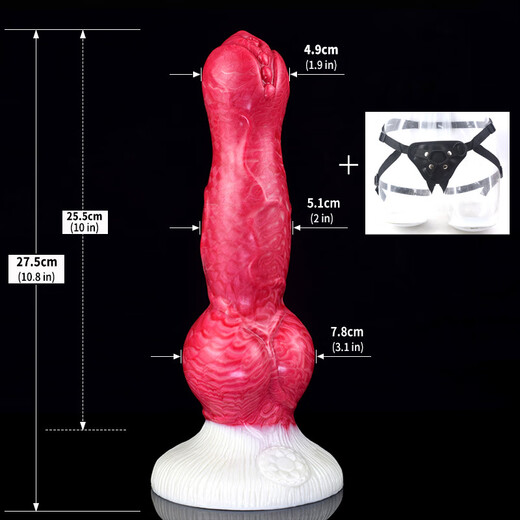 FAAK HEUNE DE NOUVEAU COULEUR MIXE COLOCE SILICONE MENS ANIMALES ANIMALS Les hommes et les femmes portent un pénis animal