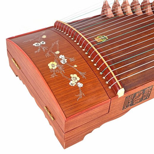 Dunhuang -Marke Guzheng Dunhuang Guzheng 689L Bunte glückverheißende Frühlingbrise zehn Meilen/Pfingstrose -Leistungsqualifikation Anfänger Guzheng 689l Spring Breeze zehn Meilen