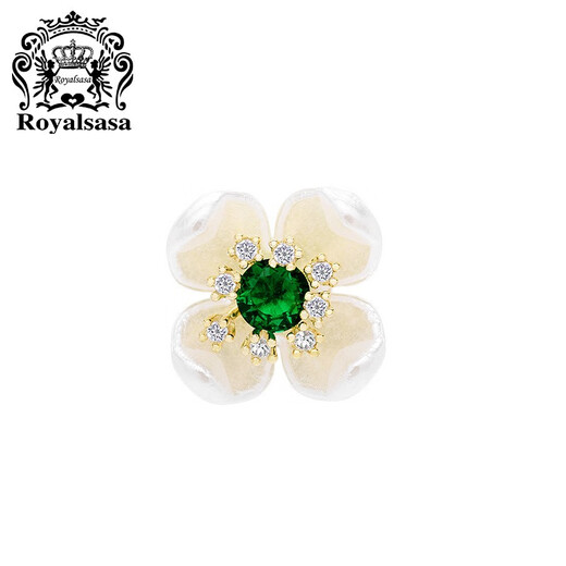 Royal sasa皇家莎莎小领针领扣防走光固定衣服女衬衫领子仿水晶领花衣领配饰