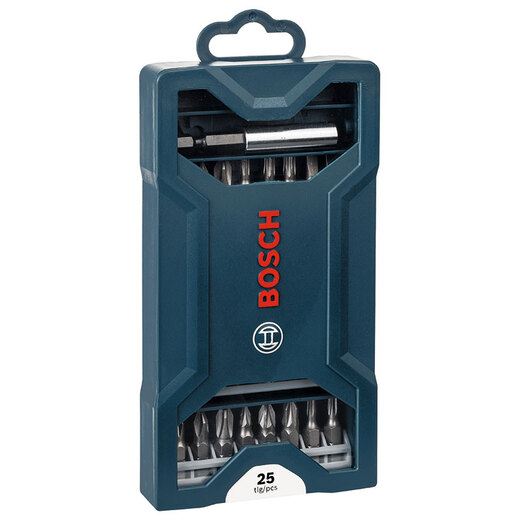 Bosch (Bosch) 25-pin 'x' Box Schraubendreherkopf Set (25-polige) Legierungstahl