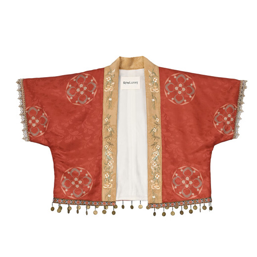 Mori Girl Tribe Oriental Simple Luxury Style Ethnic Style Embroidered Skirt Cardigan New Chinese Suit Early Autumn New Women's Clothing Outerwear (Single Piece) S