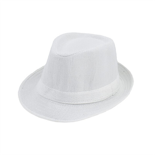 Nozhi süßer kleiner Kremphut mittleren Alters und älterer Männer Jazz Hut Britischer Stil Gentleman's Hut Solid Color Bühne Performance Hut Nm676 Brauner Durchschnittsdockumfang 58 cm