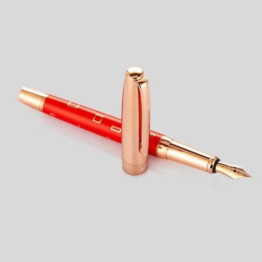Picasso (Pimio) Stift Signature Stift High-End Business Office Geschenkstift für Geschenkstift für Männer und Frauen Geburtstagsgeschenke für Studenten Erwachsener Kalligraphie Stift Kalligraphie Stift Stift 0,5 mm 755-1 Gitter rot
