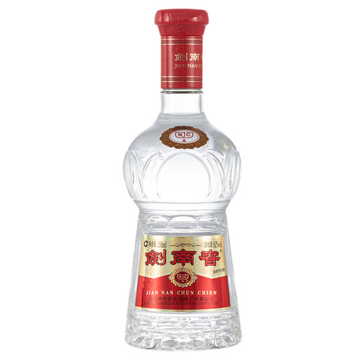 剑南春 水晶剑 52度 558ml 单瓶装 浓香型白酒 加量不加价