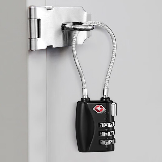 iGear padlock luggage lock dormitory door lock tool box lock warehouse car door anti-theft lock lock lock lock helmet lock 3-digit password TSA customs lock JM-719-B