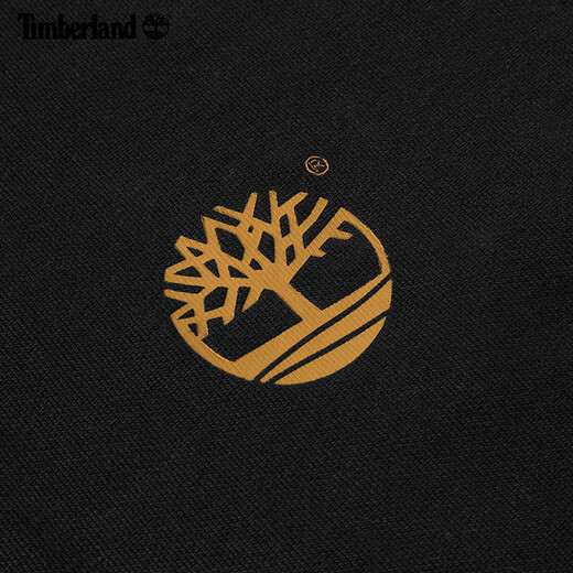 添柏岚（Timberland）官方男款连帽卫衣户外舒适加绒保暖|A694Q A694Q001/黑色 S