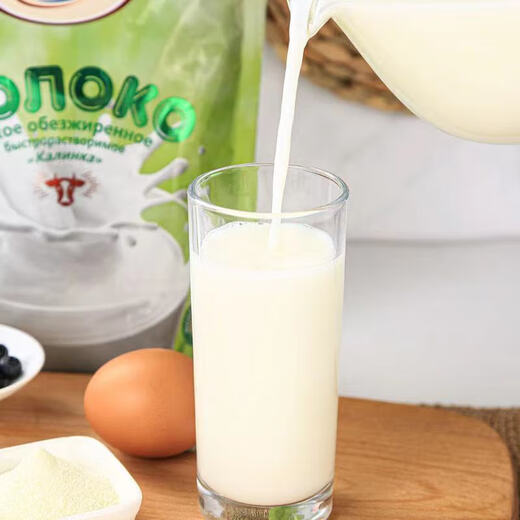 Kalinka Belarus Skimmed Milk Powder Kalinka brand sucrose-free nutritious light food drink fitness food 500g whole milk powder
