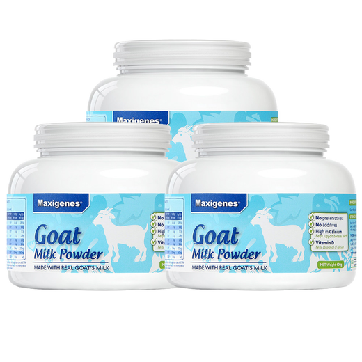 Maxigenes Australia Maxigenes Mecozo Blue Fat Skimmed Milk Powder High Calcium Children's Middle-aged and Elderly Formulated Milk Powder Goat Milk 3 Cans