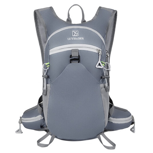 GPHF Japanese outdoor lightweight mountaineering bag men's hiking backpack women's cycling cross-country lightweight waterproof ski backpack gray 10 liters