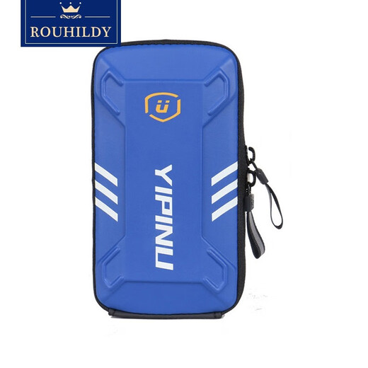 ROUHILDY running mobile phone arm bag outdoor sports equipment men's and women's wrist bag arm cover anti-fall outdoor mobile phone bag waterproof fitness black