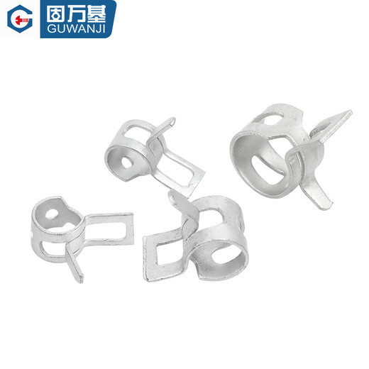Guwankidacro Elastic Clamp Stahlgürtel Hoop Federstahl Klemme Wasserrohröl Hoop 65 Manganstahl Klemme Q673 Rohrklemme M32X12X1.5 [5 Stücke]