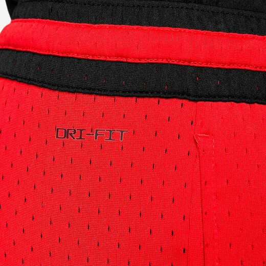 Nike Shorts Herrenhosen Fitnesshosen Sommer Sport Casual Lous LOVER Comfort Training Fitnesshosen Basketballhose DH9076-687/Rot und Schwarz S