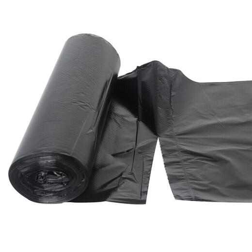 Lide Large Garbage Bags Thickened Black 55cm*65cm*100 Flat Bottom Garbage Bags Garbage Classification