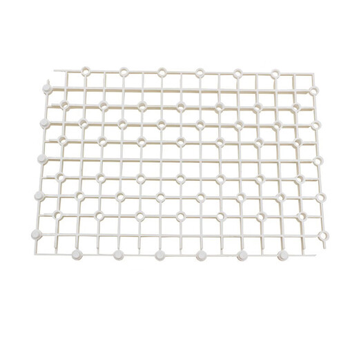 Fish tank bottom filter plate aquarium isolation plate cover plate filter material pad plate baffle isolation plate turtle tank drying grid plate 5 grids + 30 foot nails [translucent color]