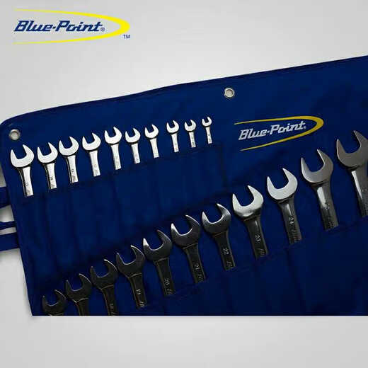 Snap-ON (Snap-ON) Blue Dot Tools 23 pieces plum blossom open dual purpose wrench set glasses wrench auto repair machine repair dumb wrench