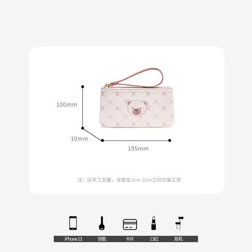 OSHINA Long billetera Damas 2022 NUEVA Estudiante Clutch coreano coreano Bolsa de monedas de monedas de tarjeta de niña Linda 719 Rosa juguetón