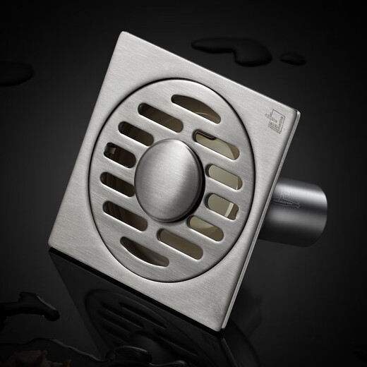 Submarine GGF50-10X deep water seal deodorant 304 stainless steel U-core shower and bathroom washing machine with deep water seal floor drain