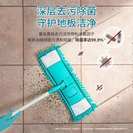 AX floor cleaner 2L eucalyptus fragrance for tiles and solid wood floors, new and old packaging shipped randomly