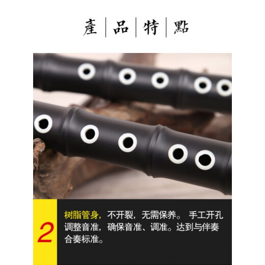 玄鹤巴乌 竖吹  大音量 巴乌乐器 G/F调 单管乐器 G调+包+指法表