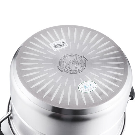 Shunda (SND) combination cover and bottom double-layer multi-purpose pot 304 stainless steel steamer gas stove induction cooker universal 28cm