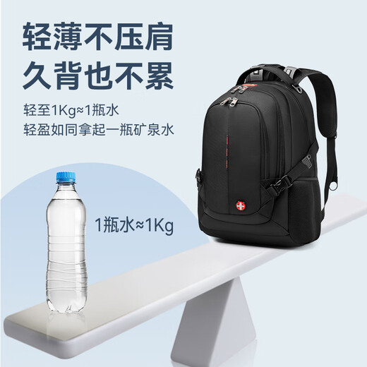 
CROSSGEAR Swiss Army Soldier Knife Backpack Men's Travel Business Travel Large Capacity Backpack 16-inch Computer Middle and High School Students' School Bag