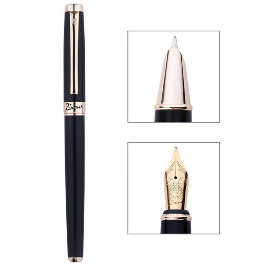 Picasso (pimio) fountain pen gift box T719 calligraphy pen male and female pen student business office writing practice wording gift gift ink pen set free lettering Black double pen nib (0.38mm+0.5mm)