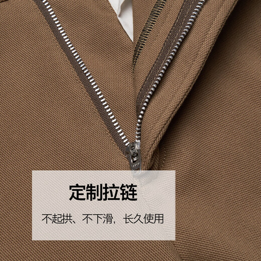 七匹狼休闲裤男天丝抗菌弹力裤子夏季商务直筒长裤通勤男裤【四季款】 701(卡其)-棉弹斜纹 42 106A