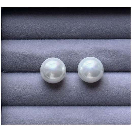 Meliades s925 shell pearl earrings, temperament, fashionable and popular colorful earrings, silver earrings, gifts for girls and girlfriends, colorful shell pearl silver earrings 14MM