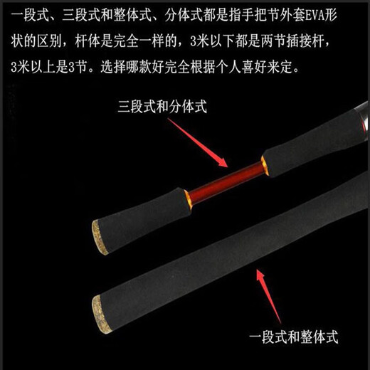 Fish hunter, fish hunter, lure rod, lure rod, fishing rod, fishing rod, fishing hunter, 2.13 meters integrated straight handle M adjust LMS001-702M