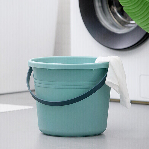 CHAHUA茶花提水桶加14.4L厚塑料桶泡脚桶洗脚桶洗衣洗车储水桶洗拖把桶
