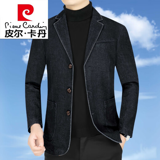 Pierre Cardin Casual Blazer Men's Automne NOUVEAU COMME DE DENIM SEPRENCE SEUX EST EN SEMPLE ET AUTOMNE VESTRE MEN BLAIS 2 2268 170 / M
