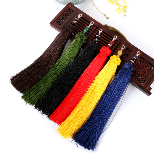 Hand-woven car hanging accessories, tassel handles, ropes, tassels, gourds, matching lanyards, tassels, red Chinese knot, pineapple knot, red