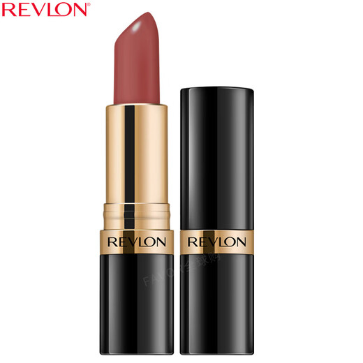 Revlon (Revlon) Licai Black Tube Lipstick Lipstick Hidratante e hidratante Matte Lipstick Bean Pasta Color Sin Cosmetics Fading Women Makeup (677# Carne Orange + 445# Teak Rose)