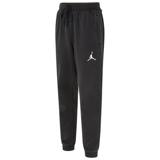 耐克（NIKE）男裤春季新款运动裤针织收口束脚休闲运动长裤小脚裤防风卫裤 DA9859-010/AJ经典款/水洗黑灰 M