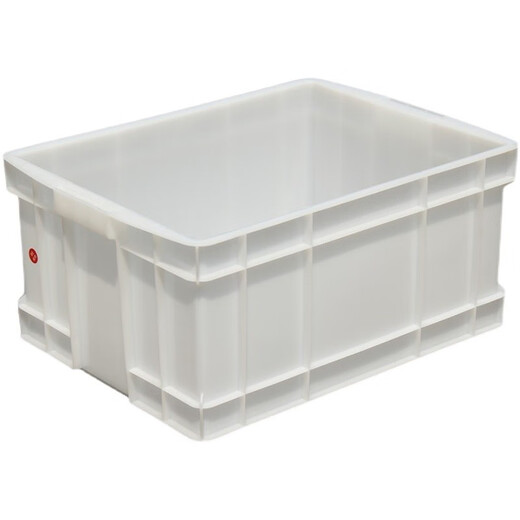 Caja de plástico de grado de alimentos Caja de rotación de la caja de tortugas engrosadas Rectángulo Caja de almacenamiento Caja de almacenamiento Caja grande 700-390 Caja (diámetro exterior: 757*560*400) Blanco (sin cubierta)
