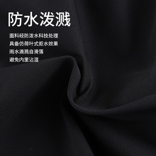骆驼工装裤男女款秋季防水休闲裤户外登山运动裤加绒梭织冲锋长裤 Y14CAY6625，幻影黑，男 【单层】 2XL