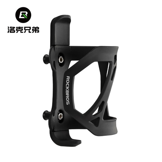 Rock Brothers Bicycle Water Bottle Cage Side Opening Road Mountain Folding Bike Water Cup Holder Cycling Bracket Equipment Accessories Black
