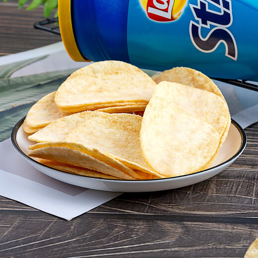 Las papas fritas con botella de vinagre y con sabor a sal de Lay 155.9g importadas de bocadillos de México Food Food