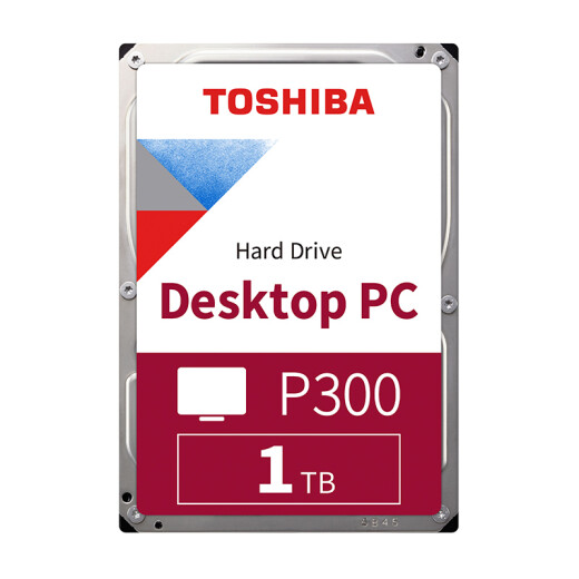 TOSHIBA 1TB desktop mechanical hard drive 64MB7200RPMSATA interface P300 series (HDWD110)